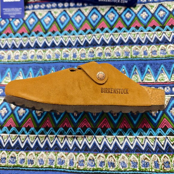 🌟POSH FRESH🌟 Women's Mink Suede Birkenstock Boston Shoes - Narrow Fit - Picture 4 of 5